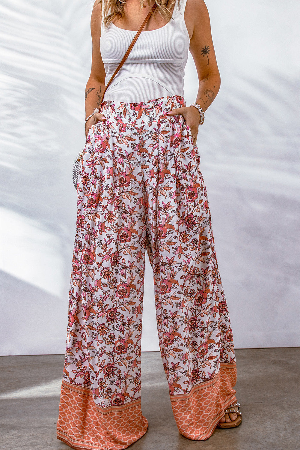 Bohemian Pleated Pants