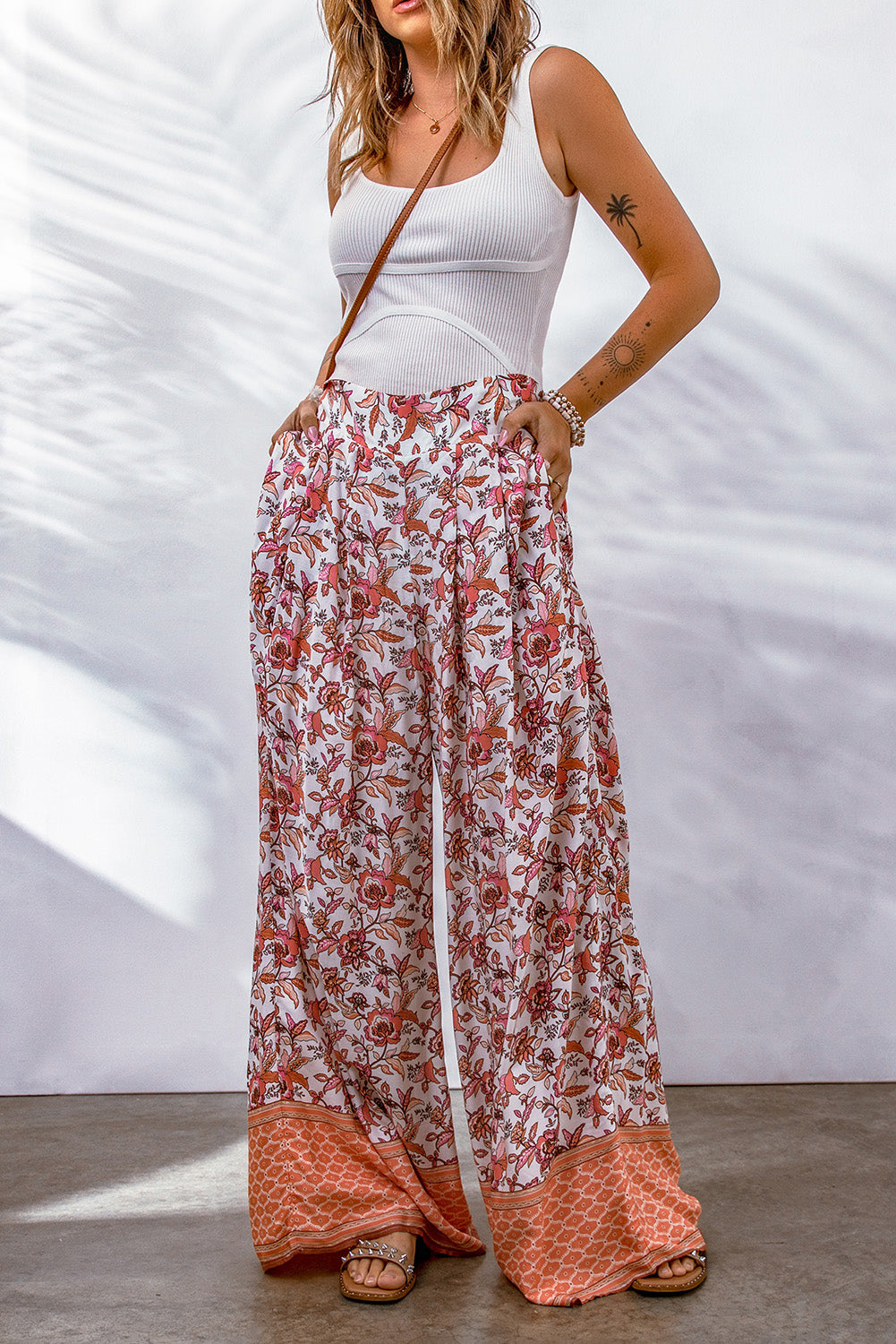 Bohemian Pleated Pants