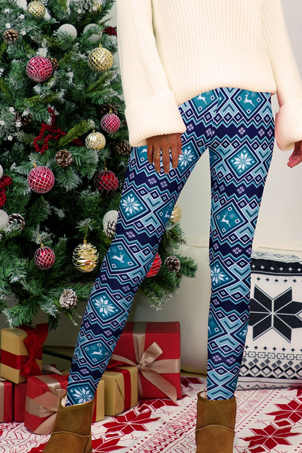 Full Size Geometric Leggings/Pants