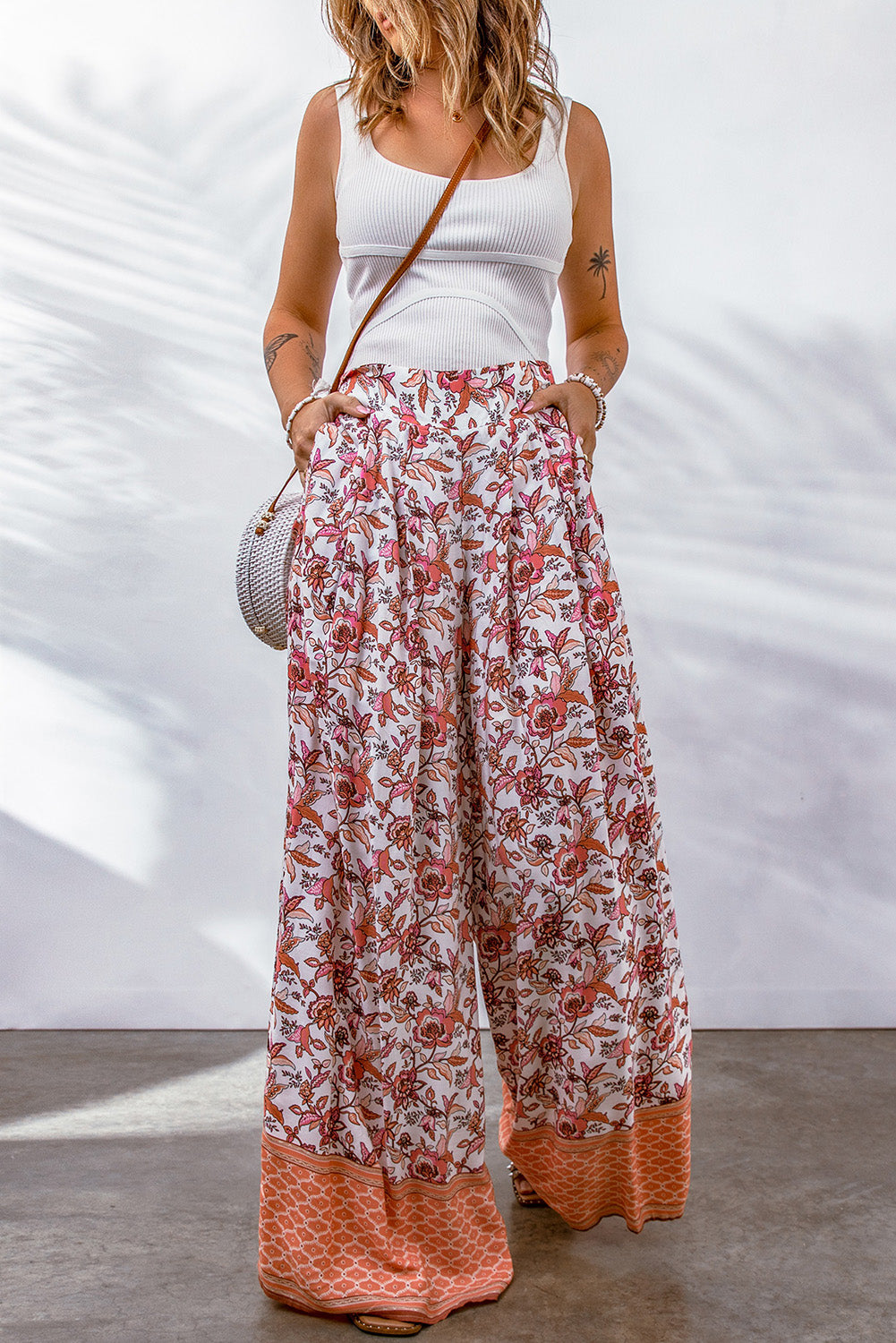 Bohemian Pleated Pants